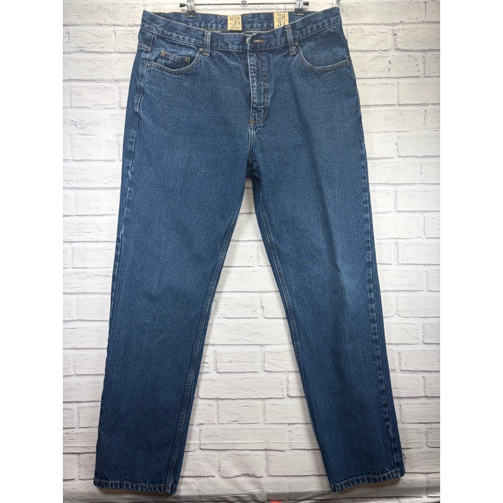Red Head Brand Co Straight Leg Jeans Men's 38x34 Medium Wash Blue Denim